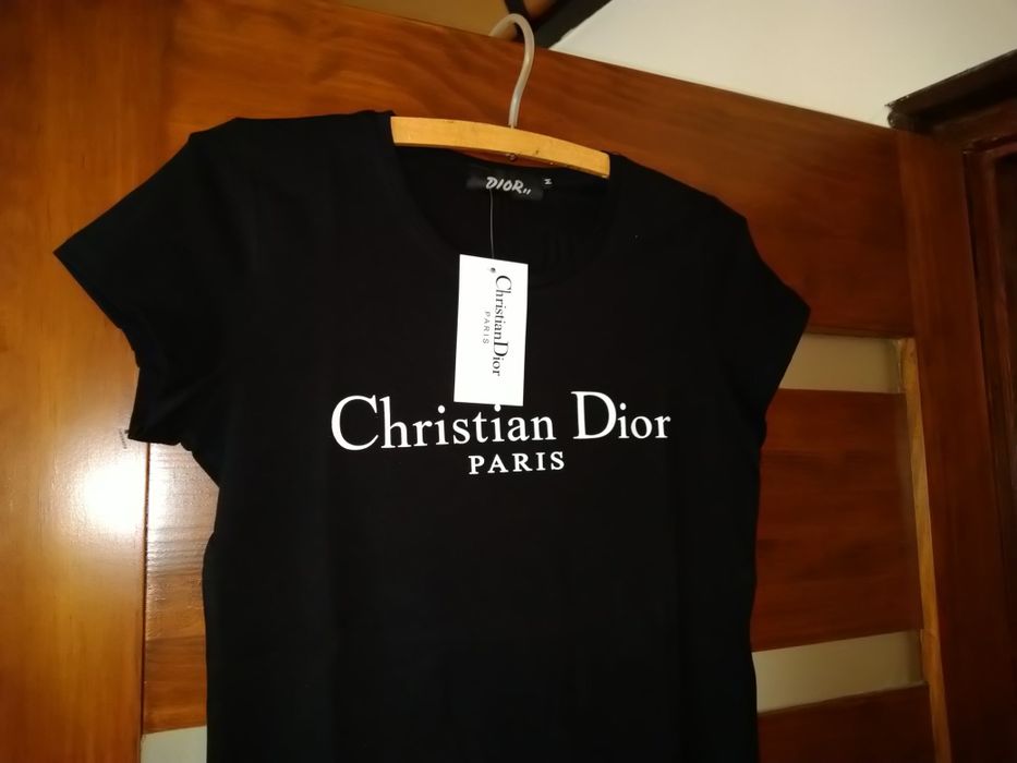 Koszulka damska Christian Dior 95%cotton nowa stan idealny rozm M