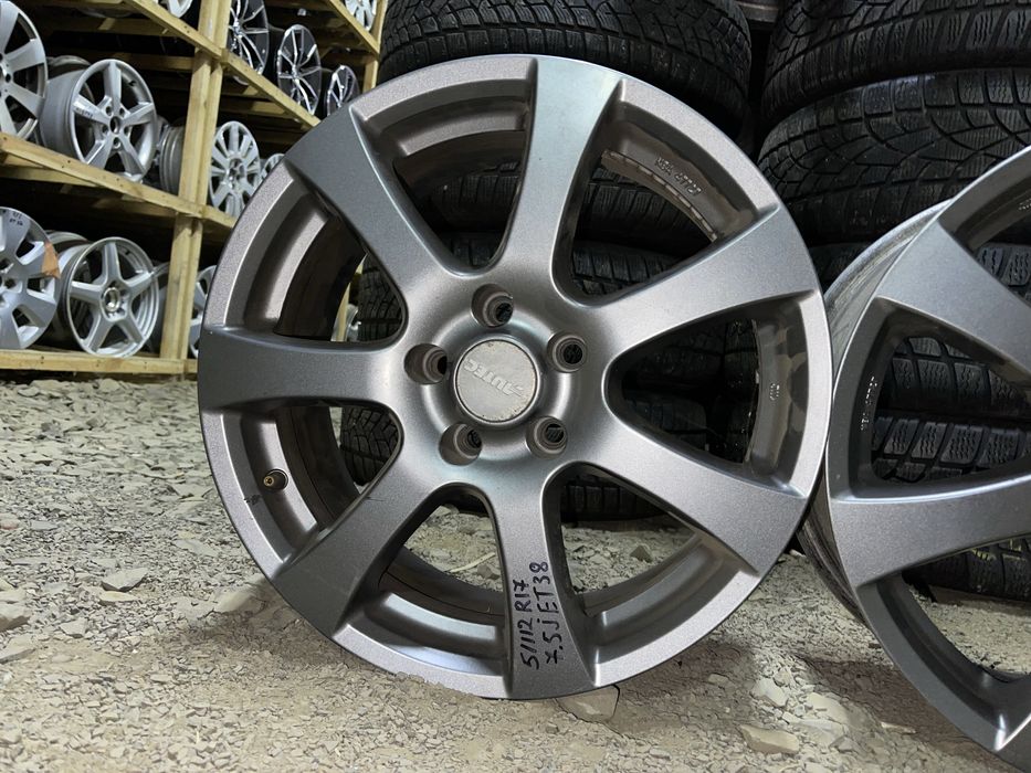 Графітові диски AUTEC 5/112 R17 7.5J ET38 універсальні 4шт