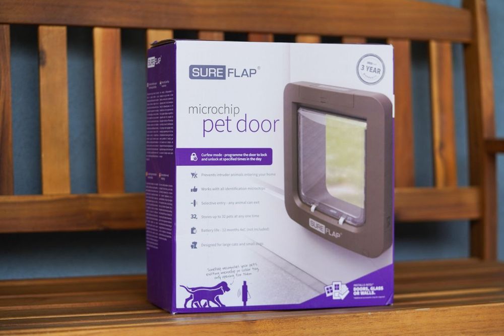 Дверца для кошек с идентификацией по микрочипу — безопасность вашего д