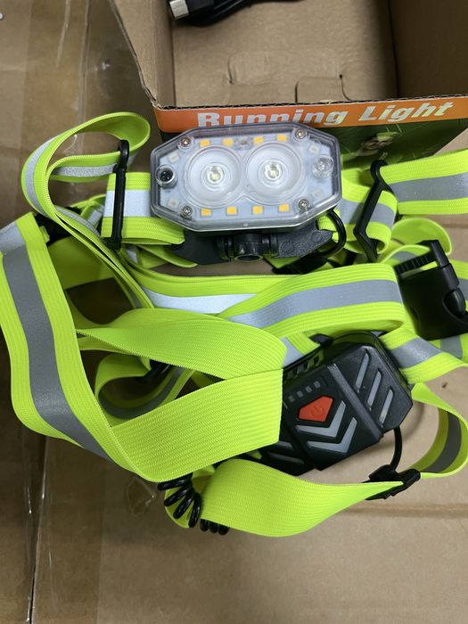 Colete de Corrida com Luz LED (Running Light) – Novo em Caixa