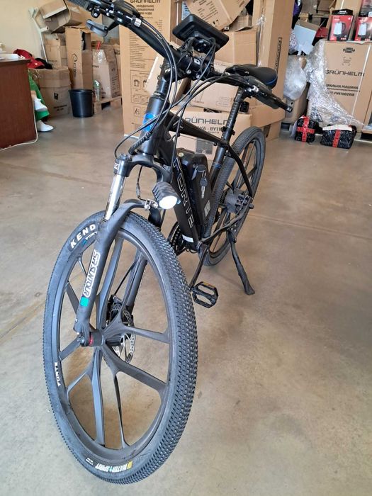 Велосипед акумулятоний FORTE MATRIX рама 18",колеса 27,5", Чорно-cиній