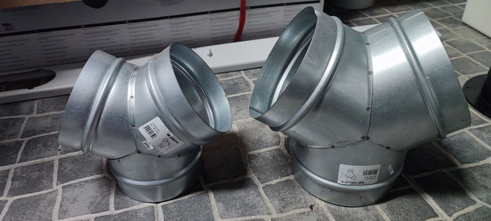 União Y para condutas extração de ar AC