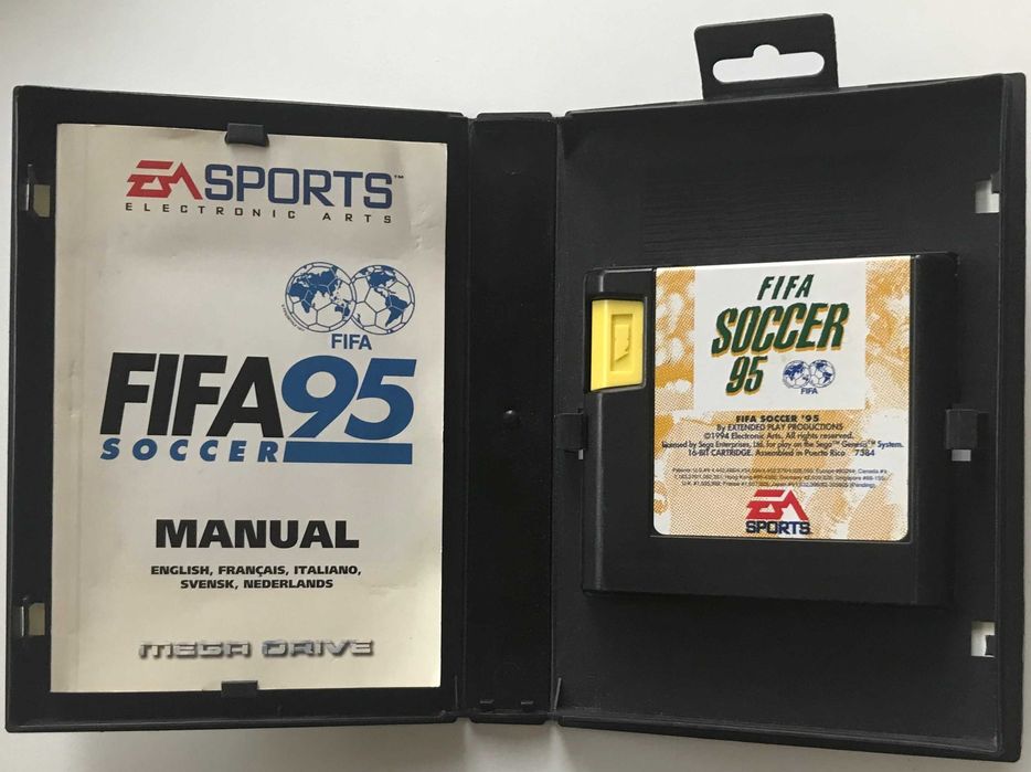 Jogo SEGA MEGADRIVE "FIFA 95 Soccer" Original e Completo / 1994