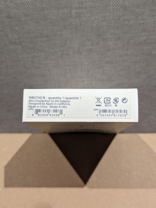 NOWA Oryginalna Przejsciówka Apple na DVI
Model A13