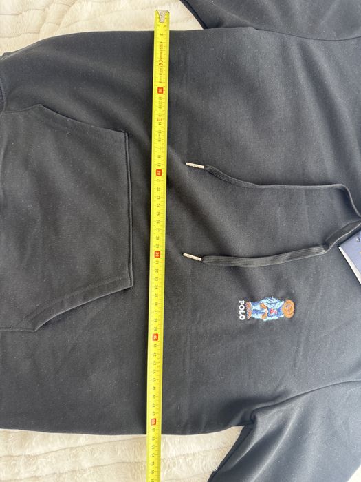 Czarna bluza z haftem miś XL (wypada mniejsza) nowa z metką