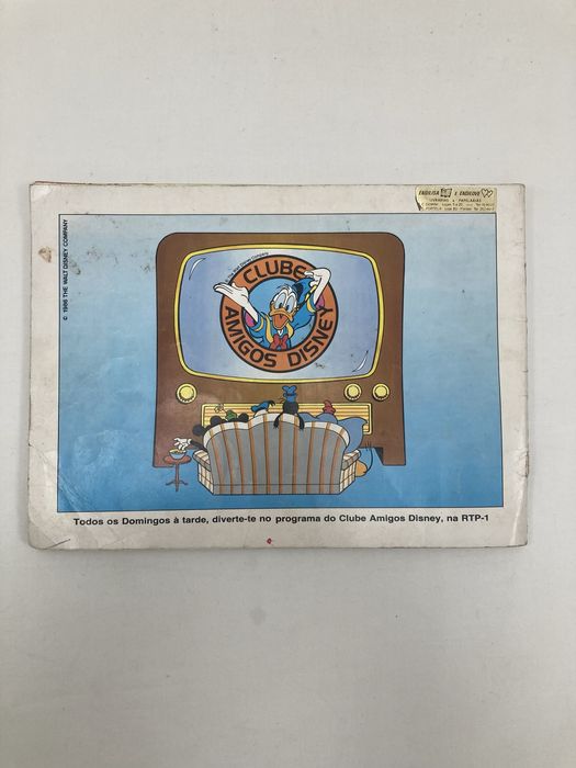 Caderneta Disney Show Incompleta