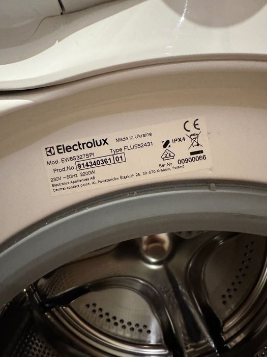 Pralka Electrolux PerfectCare 600 EW6S327SPI 7 kg
