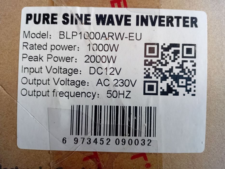 інвертор BELTTT 1000 преобразователь 2000W