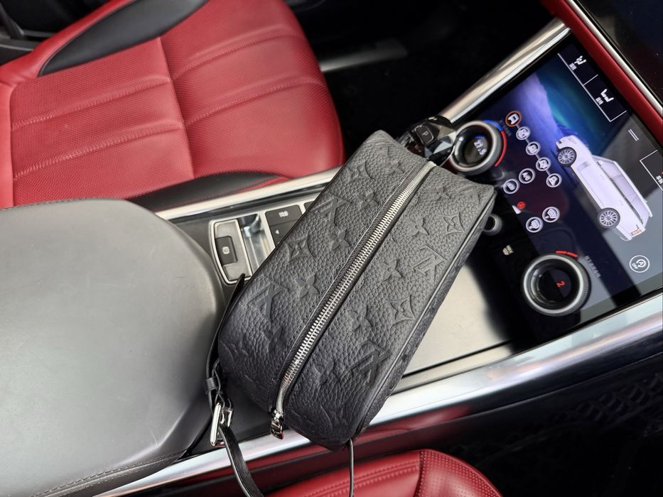 Косметичка LOUIS VUITTON барсетка сумка мужская черная