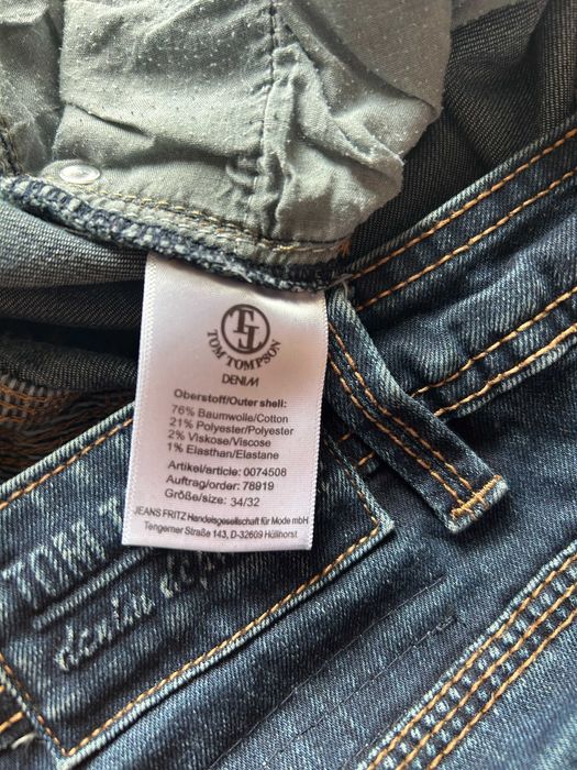 Tom Tompson Dnm _ Spodnie jeansowe jeansy 34/32 _ slim tapered