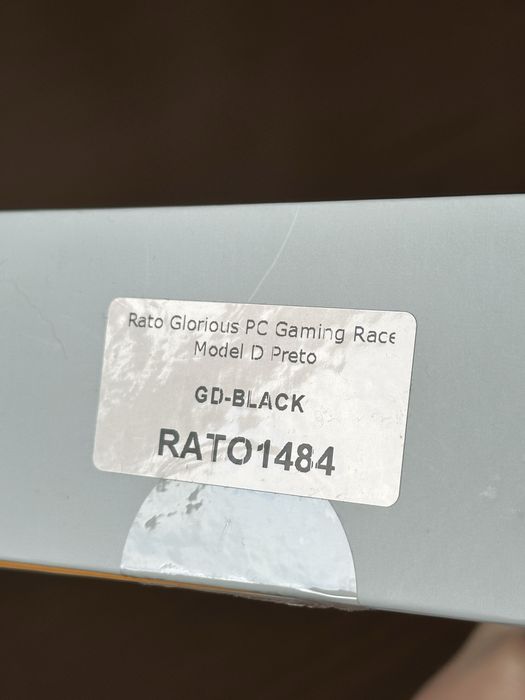 Rato (Mouse) Glorious Model D (Cor Preto Matte)