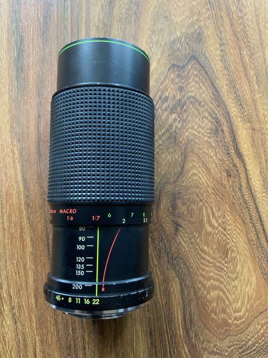 Hanimex mc automatic zoom c-macro 1:4.5 f=80-200mm obiektyw