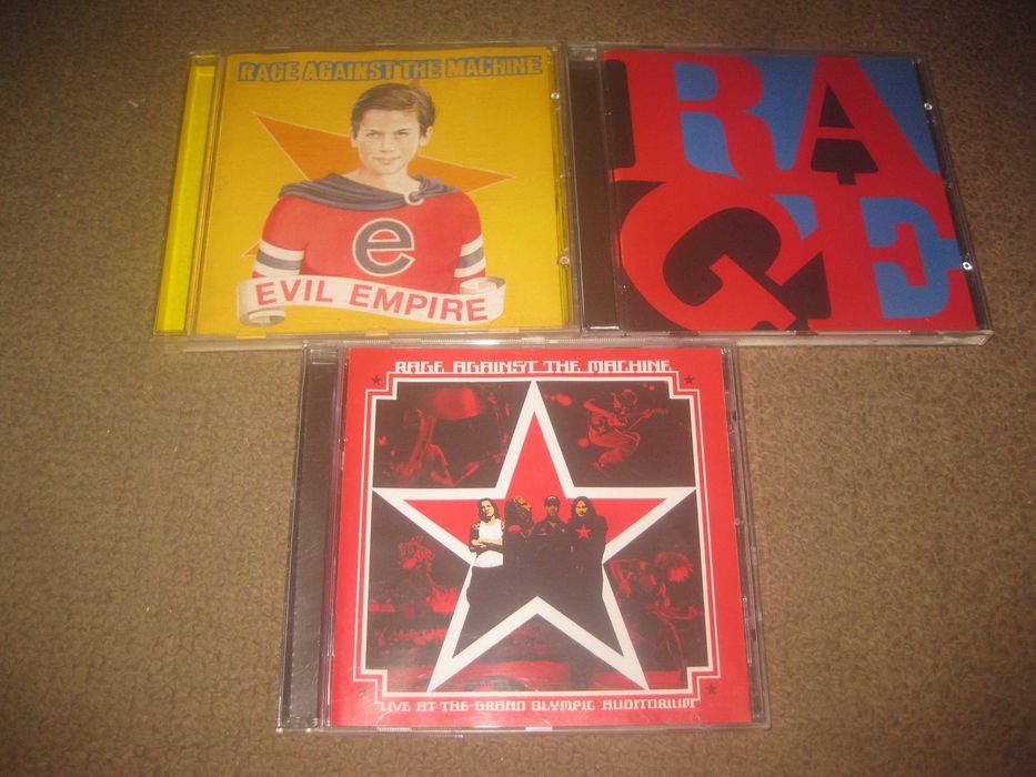 3 CDs dos "Rage Against The Machine"