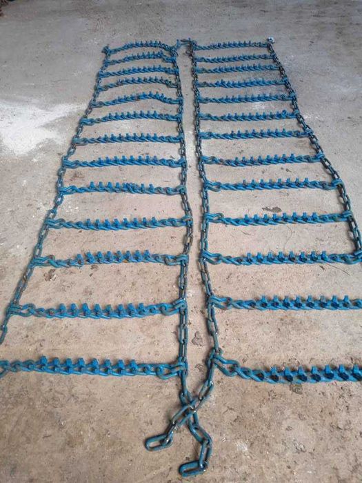 Łańcuchy śniegowe, leśne, norweskie, kolcami, grizzly, lkt.