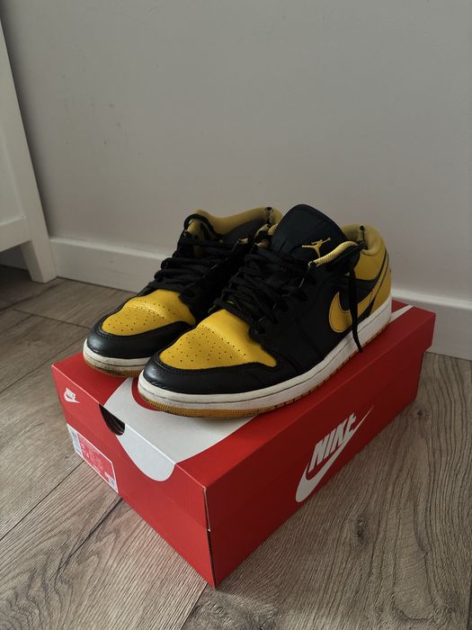 Nike Jordan 1 low black&yellow