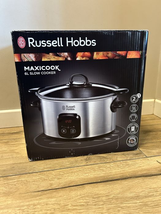 Wolnowar Russell Hobbs MaxiCook 6 l srebrny/szary 200 W