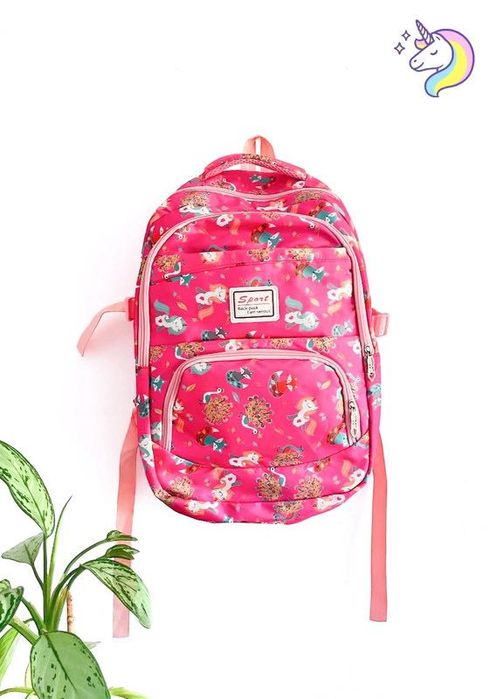 Mochila grande  com Unicornio - nova