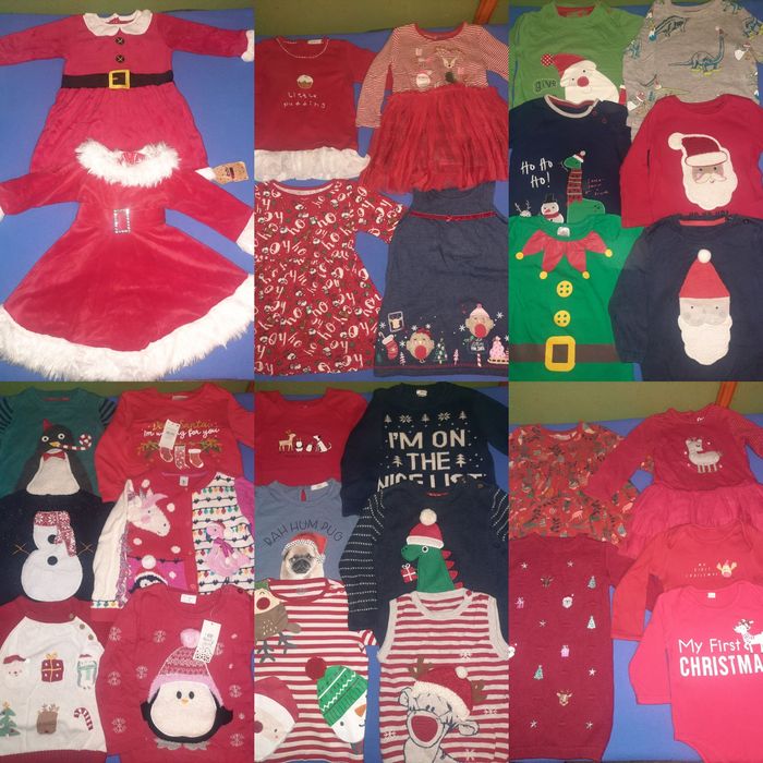 Новогодний костюм платье свитер на 12-18 и 18-24месяца