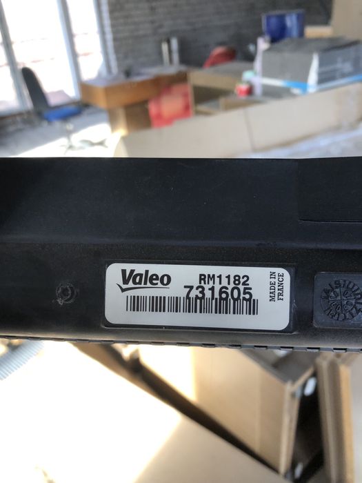 Радіатор Valeo 731605 RM1182, охолодження двигуна