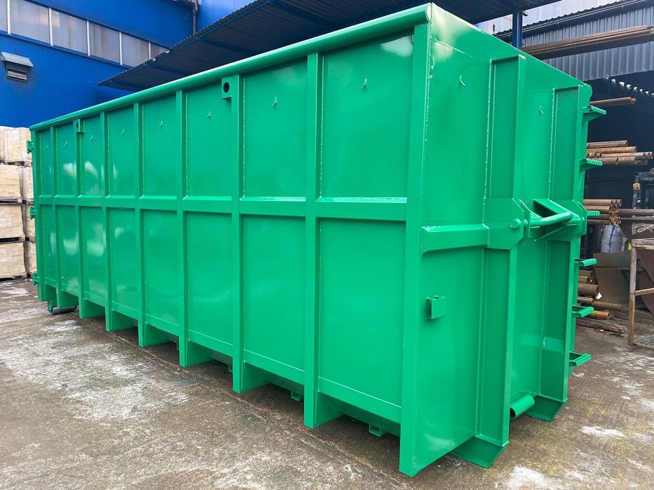 Kontener hakowy KP 36 standard na duży hak na odpady