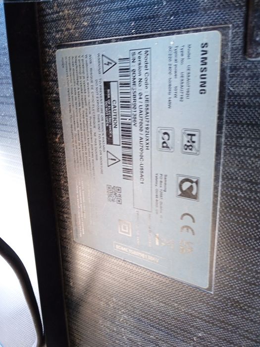 Telewizor Samsung 55 " cali uszkodzona matryca