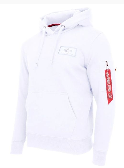 ALPHA Nowa,bawełniana biała bluza z metką,rozmiar L