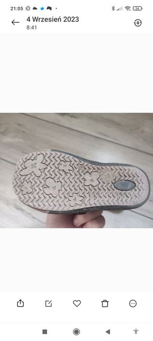 Buty bopy 25 dziewczynka