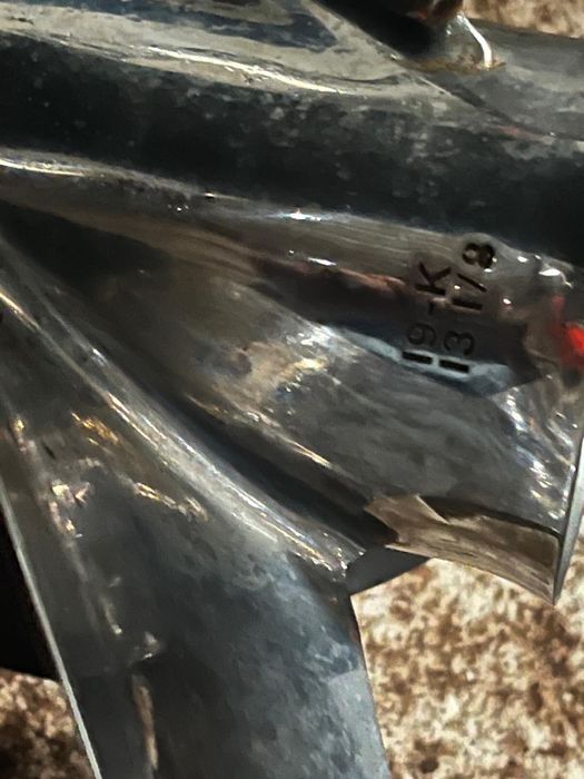 Helice inox 19” 13 1/8