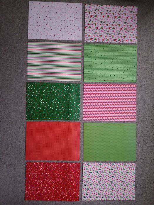 Papier świąteczny 10 arkuszy