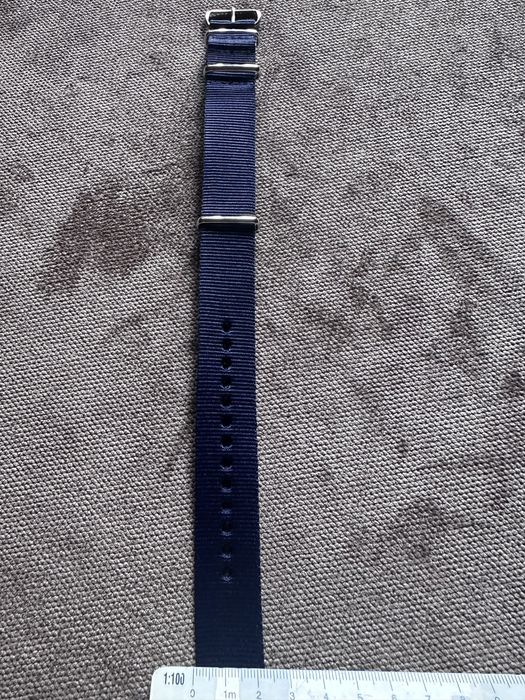 Pasek nato 22mm nowy granatowy casio seiko bulova