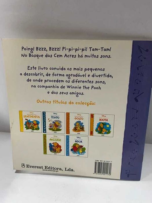 Livro infantil Disney - Winnie Ensina-me os Sons