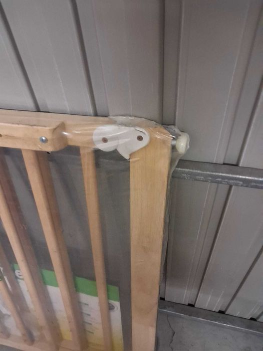 barreira em madeira na embalagem