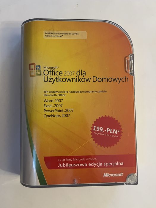 Microsoft Office 2007 PL – BOX (Edycja Specjalna)