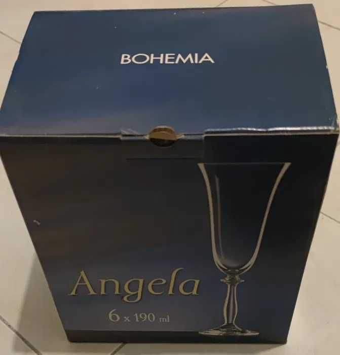 Copos de champanhe (Vidro de cristal) da linha Angela da marca Bohemia