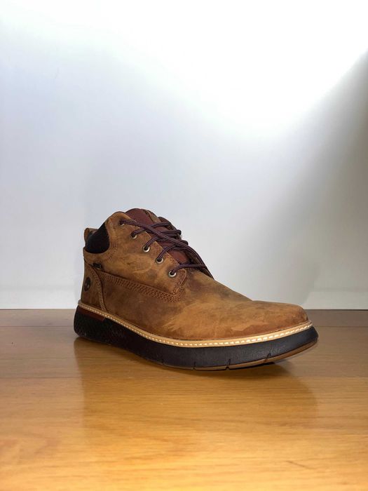Botas Timberland Cross Mark GTX Chukka - Tamanho 41,5 - Cor Marrom