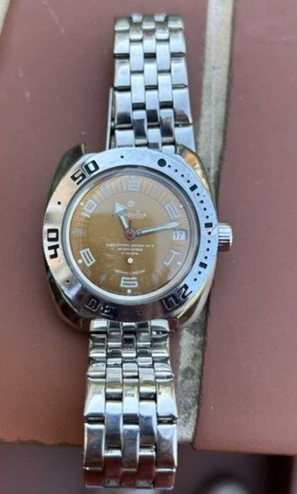 Вінтажний чоловічий годинник Амфібія автомат рідкісна модель
