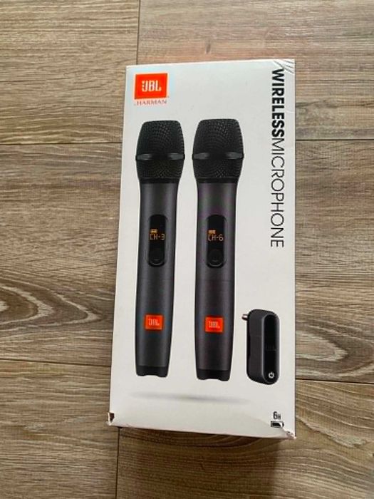 JBL Wireless Microphone 2 mikrofony bezprzewodowe z wyświetlaczem+ odbiornik