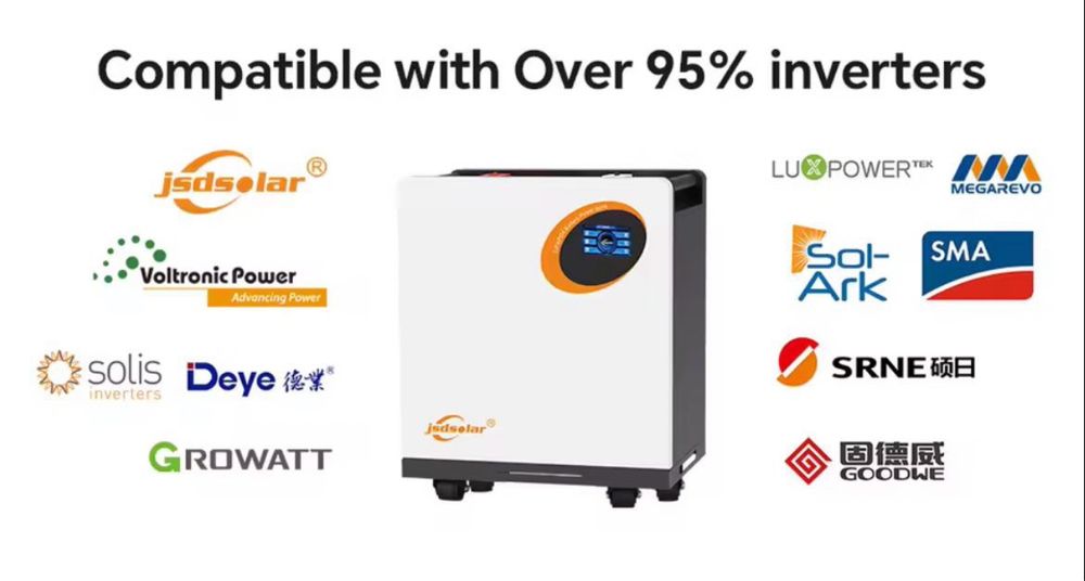 Акб JSDSOLAR 48V200A 10kW аккумулятор Lifepo4 в наяаності