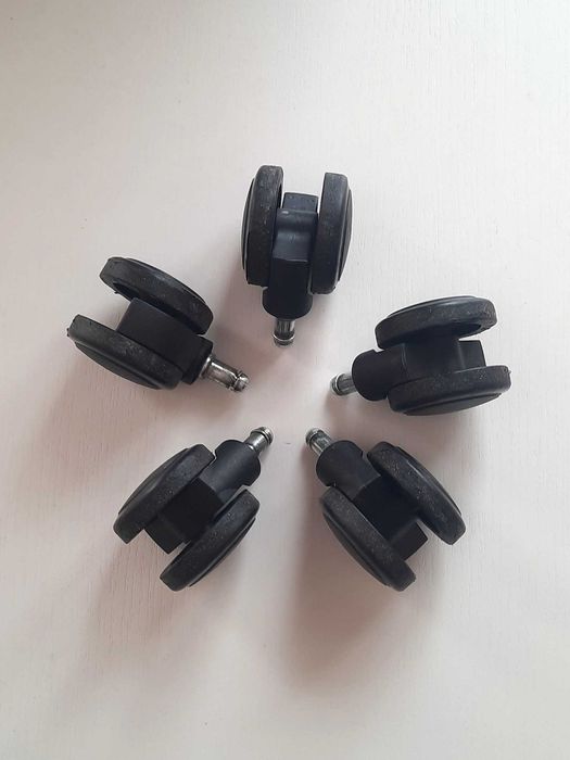 Conjunto de Rodas para Cadeira de Escritório – Encaixe Universal
