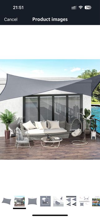 Toldo 4m x 6m - Novo