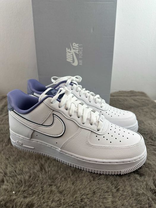 Buty męskie skórzane białe nike air force 1 essential 42