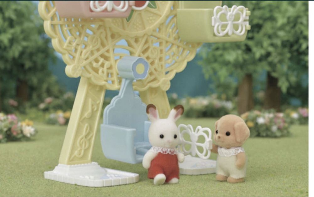 Roda  de jardim- Sylvaian families