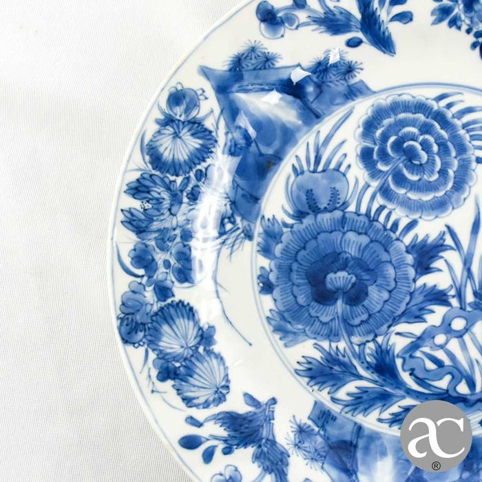Prato em porcelana da China, Período Kangxi, séc. XVII / XVIII