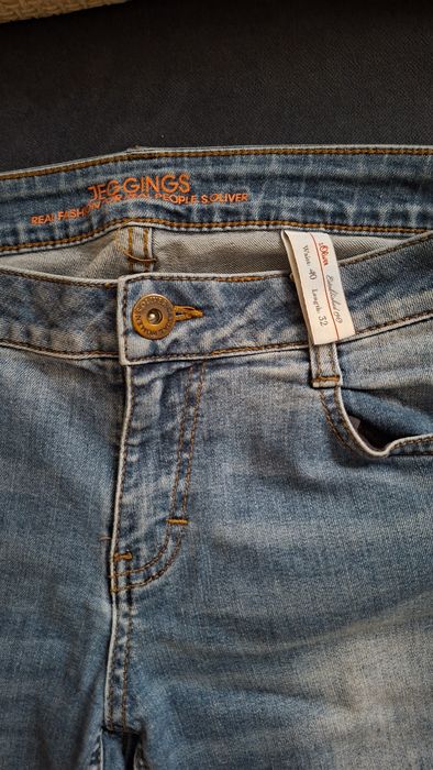 Damskie spodnie jeansowe z s.Oliwer