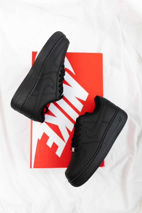 Кросівки Nike Air Force Black Premium Кроссовки Найк Форс (36-45)