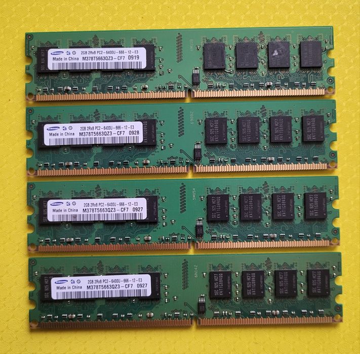 Пам'ять в ПК  8GB (4* 2GB) DDR2 Samsung