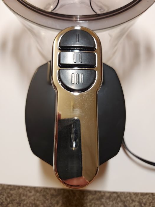 NOWY Duży 3L Szklany młynek do mięsa, elektryczny siekacz do żywności.