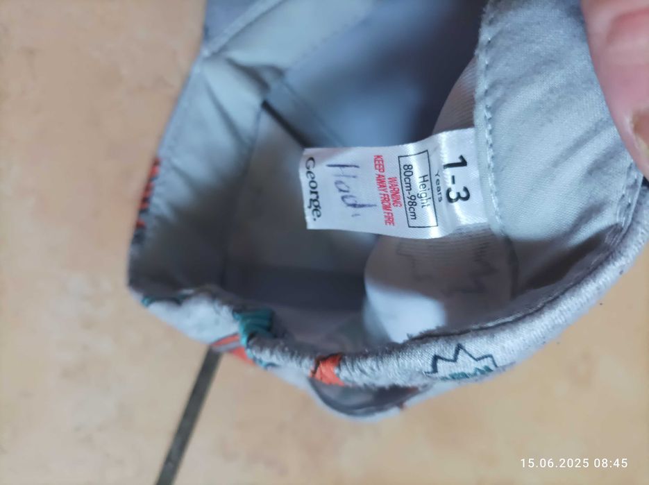 Czapka z daszkiem dla chlopca