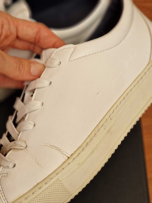 Tommy hilfiger кожаные кеды.38 р.