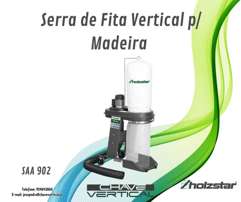 Aspirador de Aparas e Poeiras de madeira SAA 902 HOLZSTAR